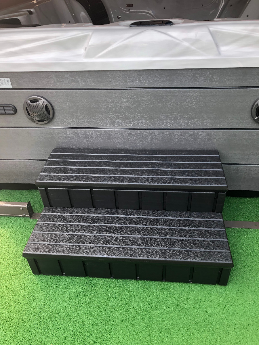 Hot Tub Steps (with storage) - Black  - Image 134787