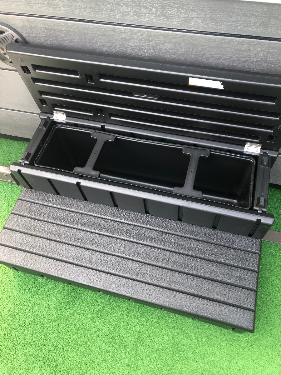 Hot Tub Steps (with storage) - Black  - Image 134788