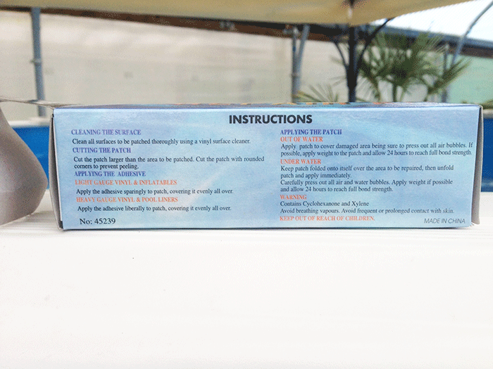 Vinyl Pool Repair Kit - Image 31916