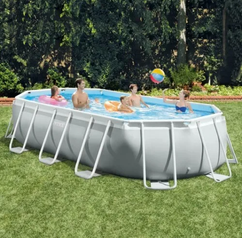 Intex steel frame swimming pool