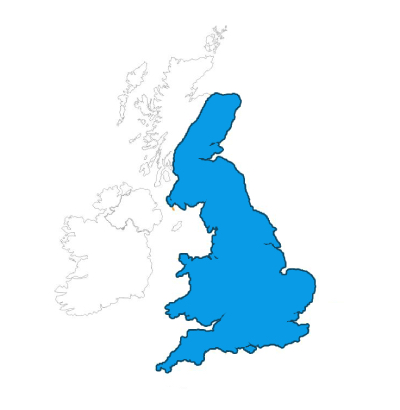 UK mainland delivery coverage map